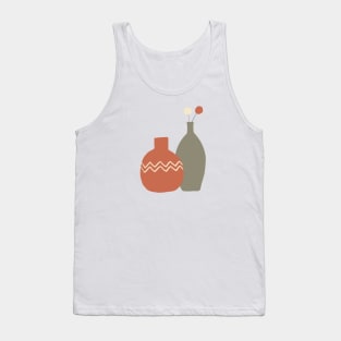 Two Terracotta Vases Organic forms ceramic abstract Tank Top